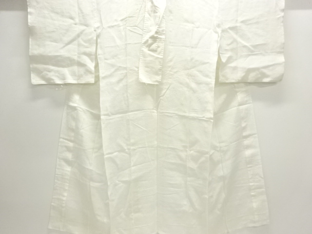 アンティーク　本麻すかし織抽象模様長襦袢